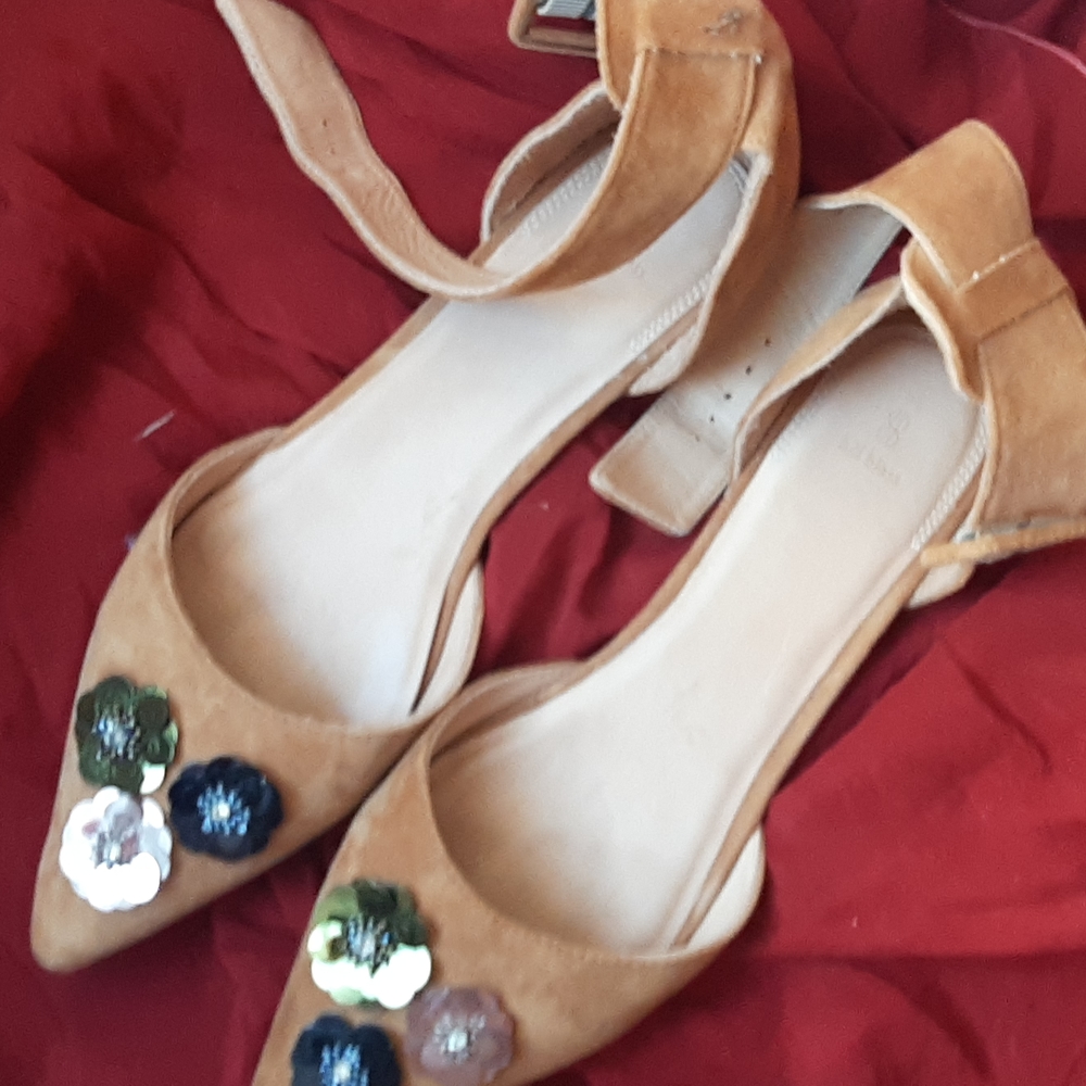 ANTHROPOLOGIE BILL BLASS SYLVIE EMBELLISHED FLATS 10 - Picture 16 of 16